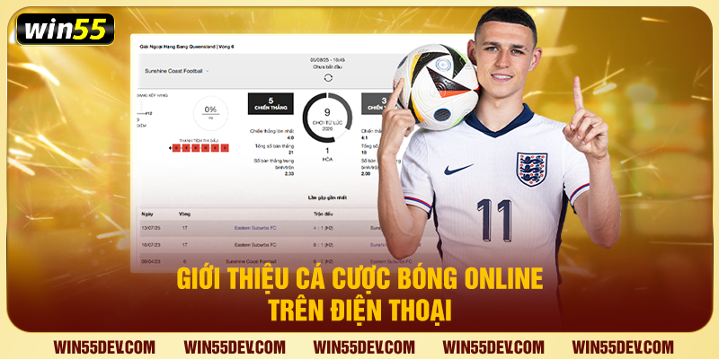 Cá Cược Bóng Online Trên Điện Thoại Dễ Dàng Cùng Win55 Cá Cược Bóng Online Trên Điện Thoại Dễ Dàng Cùng Win55