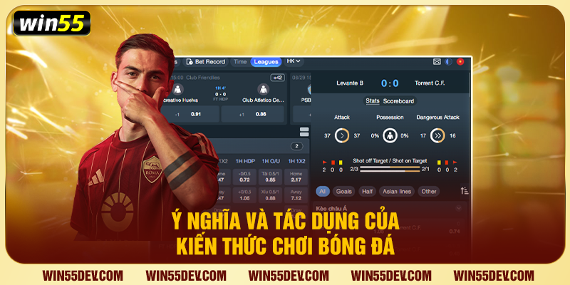 Kiến Thức Chơi Bóng Đá Win55 Giúp Bạn Làm Chủ Sân Cược